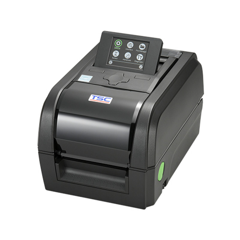 TSC TX610, LCD, DRAM 128MB/FLASH 128MB, USB+ RS-232+ ETHERNET+ USB HOST+ RTC+ BUZZER, WiFi READY, EU (EMEA) - etikettenprinter - 128 MB
