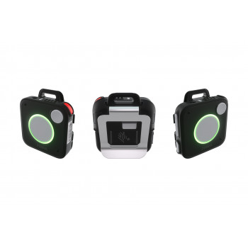Zebra WS101 Bluetooth-badge, clip-houder, 480mAh accu (verwisselbaar), Healthcare, Global