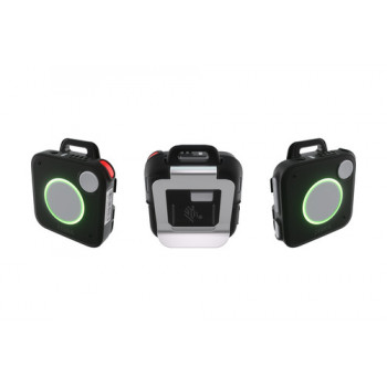 Zebra WS101 Bluetooth-badge, clip-houder, 480mAh accu (verwisselbaar), Healthcare, Global
