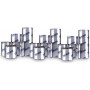 TSC 165mm x 600m 8300-PWX Premium waslint, zwart, 6 rollen/doos