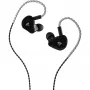 Sharkoon Stealthbite IEM In-ear gaming-headset met afneembare beugelmicrofoon, USB-C/USB-A/3,5 mm, Zwart