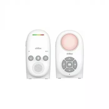 Chillax CB210 DECT digitale audio-babyfoon met intercomfunctie, temperatuursensor & nachtlampje, Wit