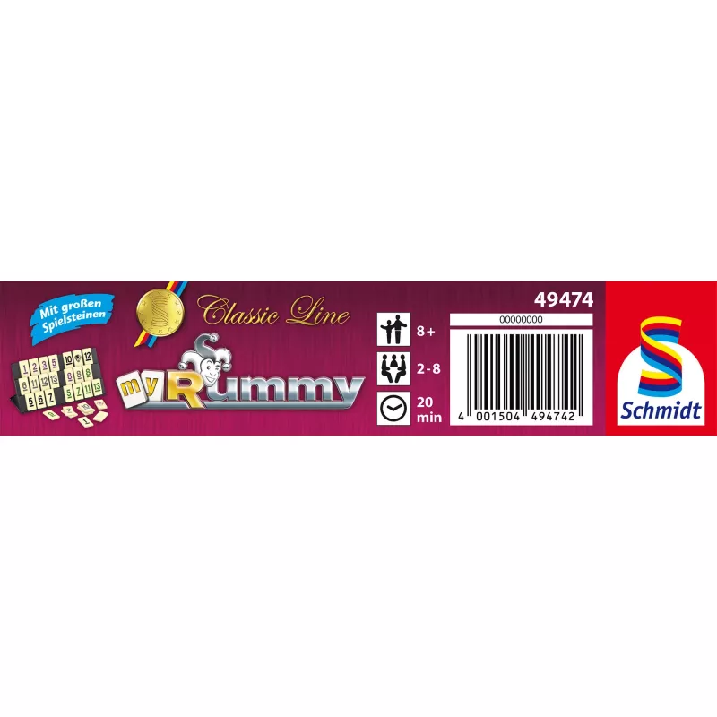 Schmidt Spiele Classic Line MyRummy in metalen blik