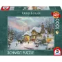 Schmidt Spiele Thomas Kinkade Studios: Santa's Night Before Christmas 1000 stukjes puzzel
