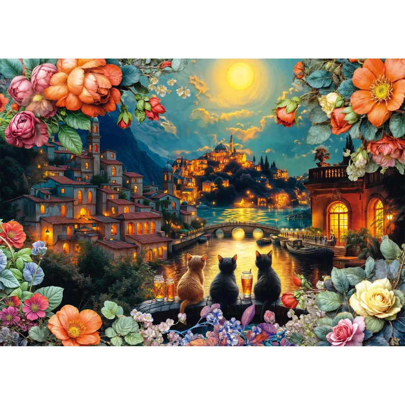 Schmidt Spiele Trio in het maanlicht 1000 stukjes puzzel