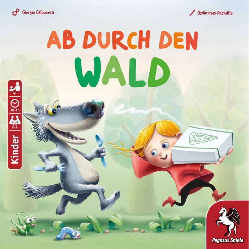 PEGASUS Ab durch den Wald - Bosavontuur kaartspel voor 2-4 spelers, vanaf 8 jaar