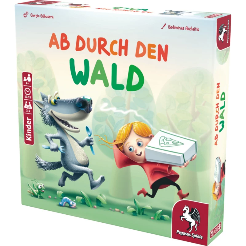 PEGASUS Ab durch den Wald - Bosavontuur kaartspel voor 2-4 spelers, vanaf 8 jaar