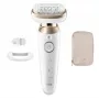 Braun Silk-épil 9 Flex SES9-011 3D epilator, nat & droog, wit/goud