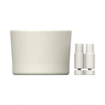 STANLEY set van 2 beschermhoezen en rietjeskapjes voor thermobeker 0,89L/0,59L The Quencher Boot + Straw Topper in crème
