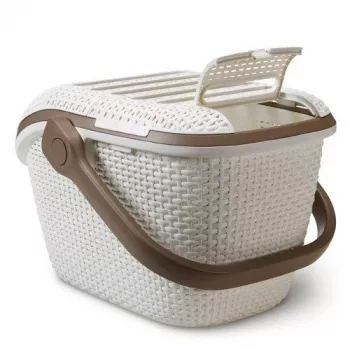 CURVER transportbox voor huisdieren 51x38x33 cm crème