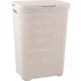 Curver Style 60L wasmand met rattaneffect in wit