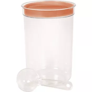 CURVER ronde levensmiddelenschaal met lepel, 1,7L, gemengde kleur, BPA-vrij kunststof