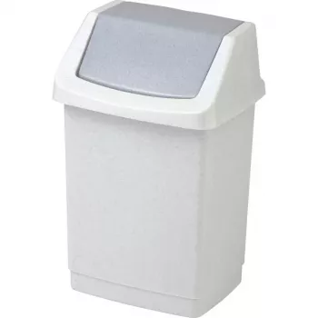 CURVER Click-it 50L pedaalemmer, grijs, 38,5 x 33,5 x 63,5 cm