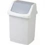 CURVER Click-it 50L pedaalemmer, grijs, 38,5 x 33,5 x 63,5 cm