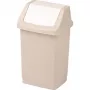 CURVER Click-it pedaalemmer 9L beige 22,9 x 18,9 x 38,1 cm
