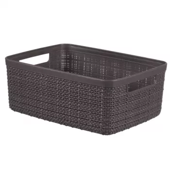 Curver mand Jute S 5L 27x20x11cm donkergrijs