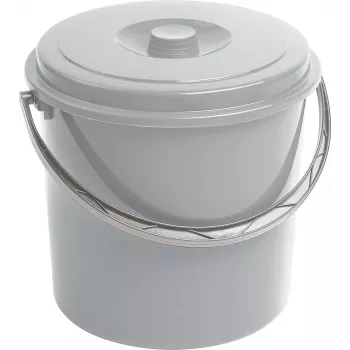 CURVER emmer met deksel 16L grijs