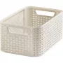 CURVER Style S opbergbox 28,5 x 19,4 x 13 cm crème rattan-effect