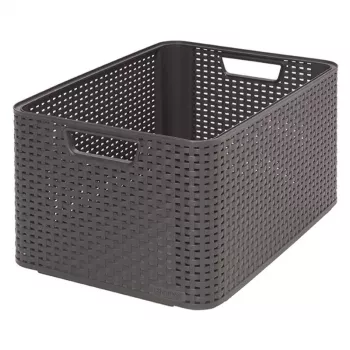 CURVER Style L opbergbox 43,6 x 32,6 x 23 cm donkergrijs