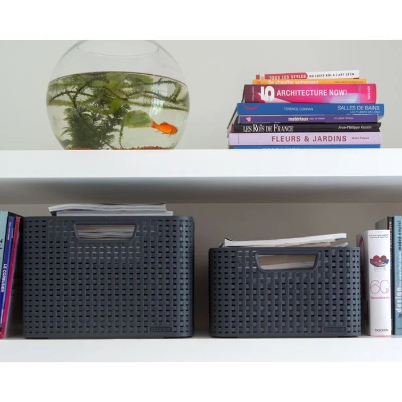 CURVER Style L opbergbox 43,6 x 32,6 x 23 cm donkergrijs