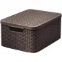 CURVER Style M opbergbox met deksel 39,3x29,3x18,7 cm donkerbruin