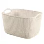 CURVER mand Knit L rechthoekig 19L 40x30x23cm wit