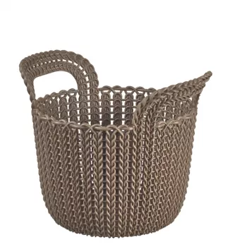 CURVER mand Knit XS rond 3L 23x19x19 cm bruin