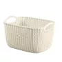 CURVER Knit Collection rechthoekige opbergmand S 8L wit 30x22x17 cm