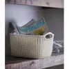 CURVER Knit Collection rechthoekige opbergmand S 8L wit 30x22x17 cm