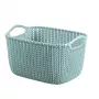 CURVER mand Knit S rechthoekig 8L 30x22x17cm blauw