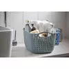 CURVER mand Knit S rechthoekig 8L 30x22x17cm blauw