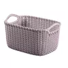 CURVER Knit XS rechthoekige opbergmand 3L 25x18x14 cm lichtlila