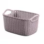 CURVER Knit XS rechthoekige opbergmand 3L 25x18x14 cm lichtlila