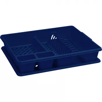 Curver afdruiprek 45x38x8,8cm donkerblauw