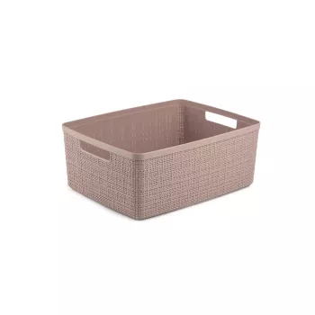 CURVER mand Jute M 12L 36x28x15cm roze