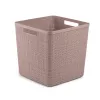 CURVER mand Jute vierkant 17L 28x28x27cm roze
