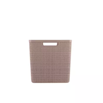 CURVER mand Jute vierkant 17L 28x28x27cm roze