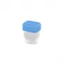 CURVER rechthoekige bewaarbox-set 5x0,25L Vedo transparant blauw