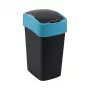 CURVER Flip Bin 25L afvalbak zwart/blauw