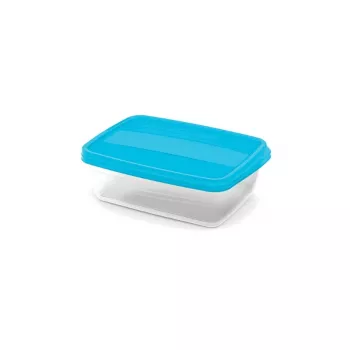 CURVER rechthoekige bewaarbox-set 2x1,75L Vedo transparant turquoise