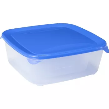 Curver Fresh & Go set van 4 rechthoekige bewaarbakken 0,5L + 0,8L + 1,7L + 2,9L blauw