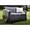 KETER Corfu tuinmeubelset grijs - 4-zits sofa, 2 fauteuils, salontafel