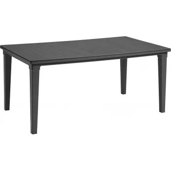 Keter Corfu Fiesta 6-zits tuinloungeset met eettafel, grafietgrijs