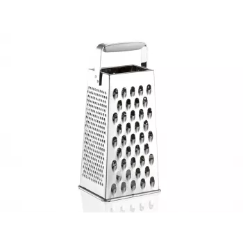 LEIFHEIT Vierzijdige rasp, RVS-messen, wit/zilver, ComfortLine