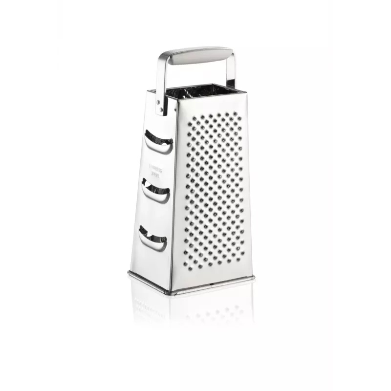 LEIFHEIT Vierzijdige rasp, RVS-messen, wit/zilver, ComfortLine