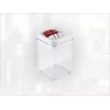 LEIFHEIT Fresh&Easy bewaarbak 800ml, luchtdicht, stapelbaar, BPA-vrij, transparant met wit/groen deksel