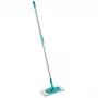 LEIFHEIT PowerClean M vloerborstel met telescoopsteel, 33 cm, groen/grijs