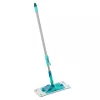 LEIFHEIT PowerClean M vloerborstel met telescoopsteel, 33 cm, groen/grijs