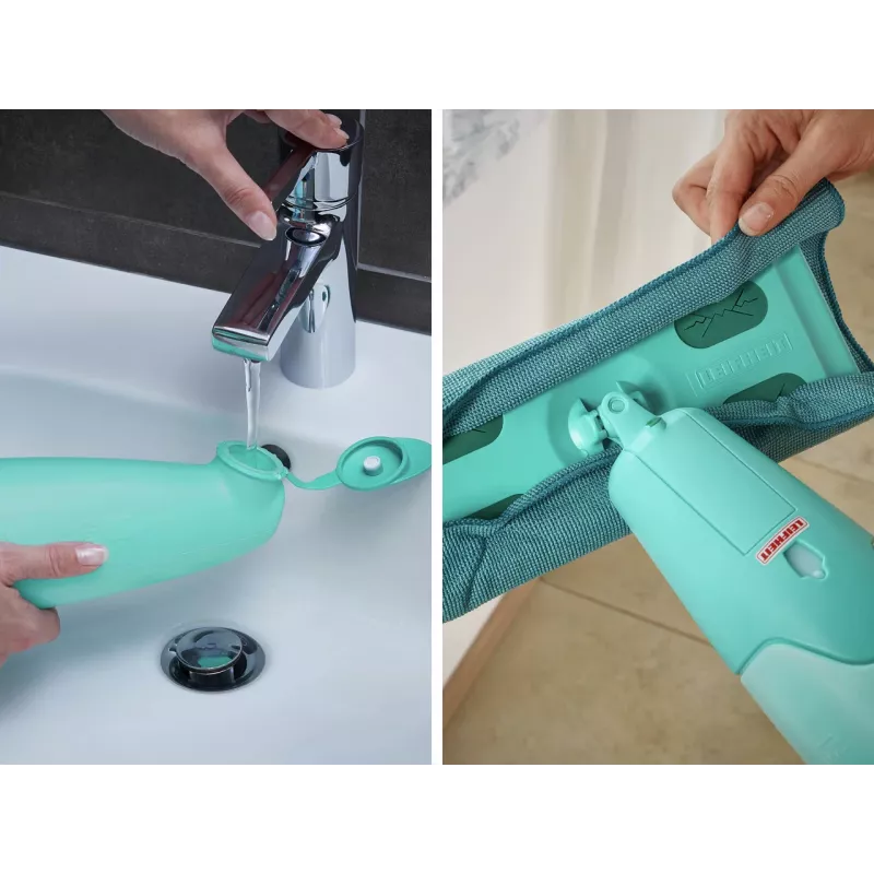 LEIFHEIT vloerborstel met watersproeifunctie Pico Spray S 26 cm