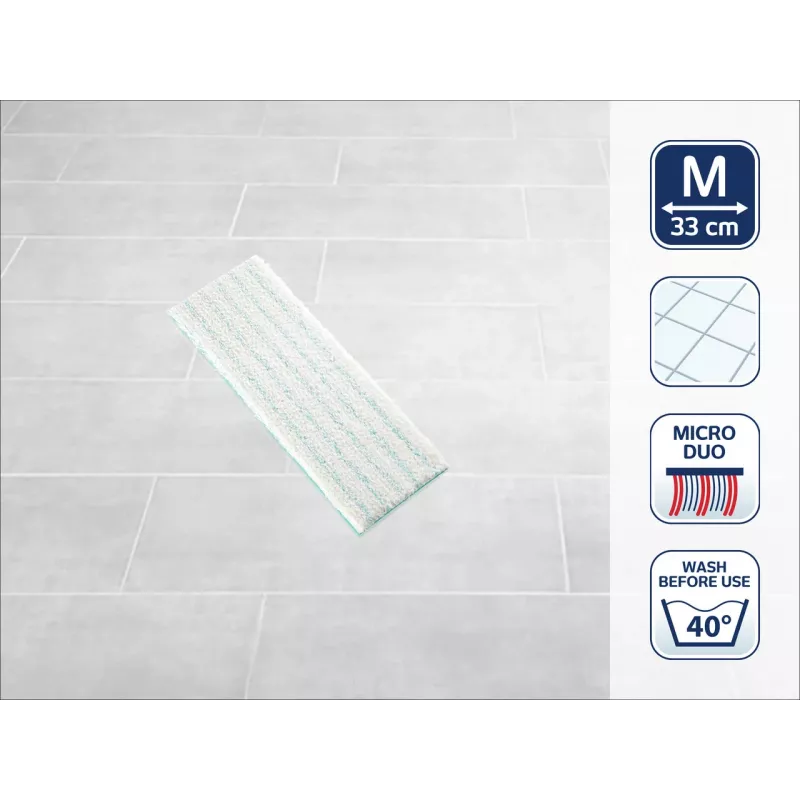 LEIFHEIT Picobello M Cotton Plus vervangbare wischmopphoes 33 cm